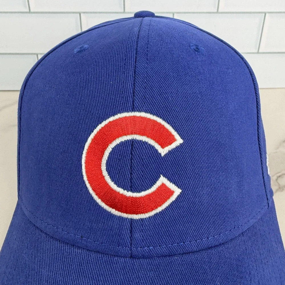 Chicago Cubs‎ Hat Cap Strap Back Youth Boys One Size Blue MLB Baseball 47 NWOT